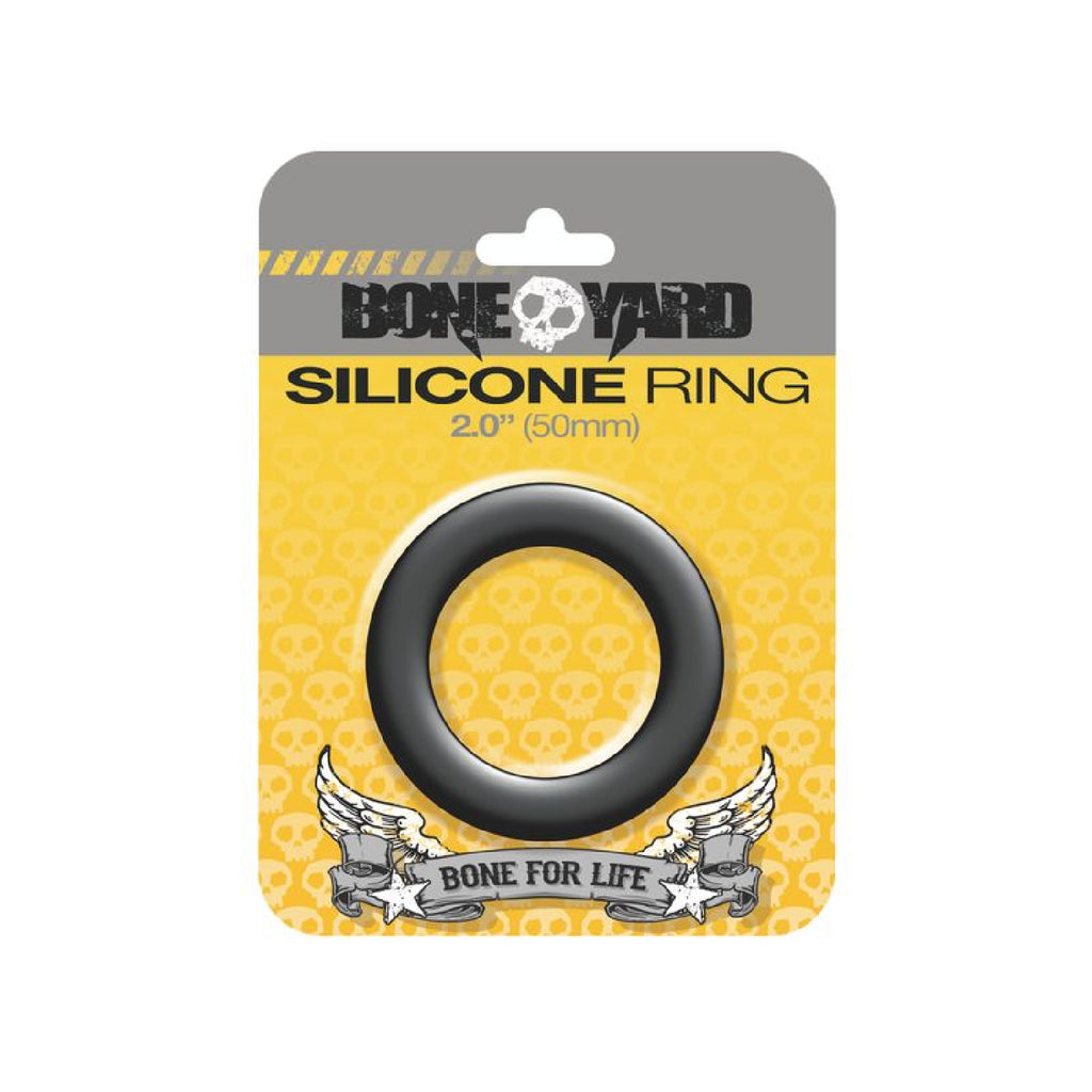Boneyard Silicone Ring 50mm Black