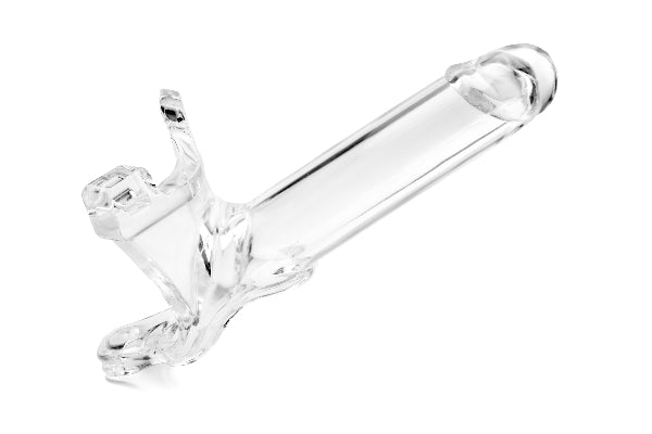 Zoro Knight 6in Hollow Shaft Clear Strap On