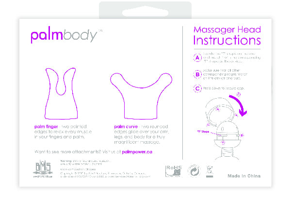 PalmBody Massager Heads