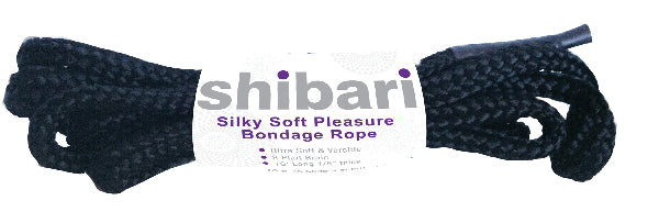 Shibari Rope Silky Soft Bondage 5m Black