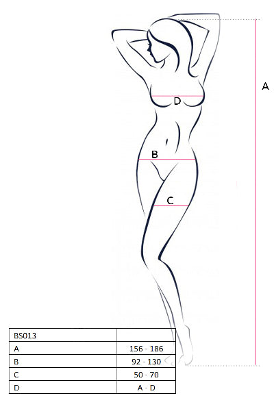 Bodystocking BS013 Black