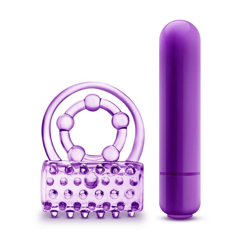 Play With Me The Player Vibrating Double Strap Cock Ring