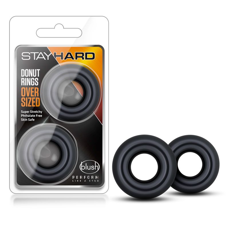 Stay Hard Donut Rings Oversized