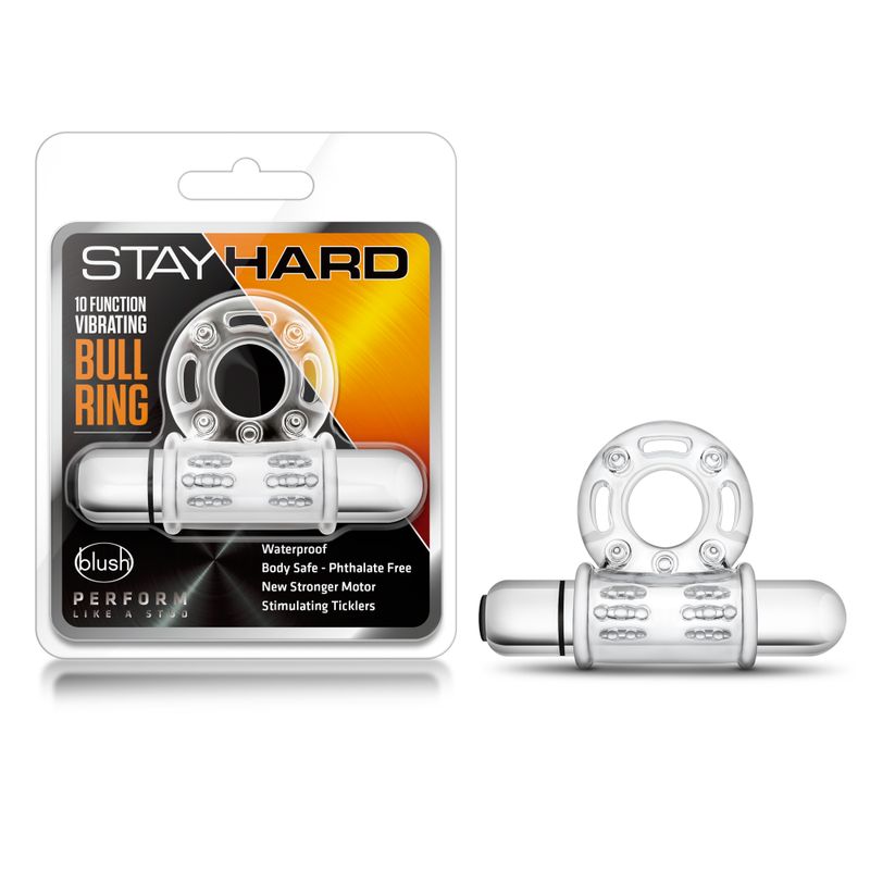 Stay Hard 10 Function Vibrating Mega Bull Ring