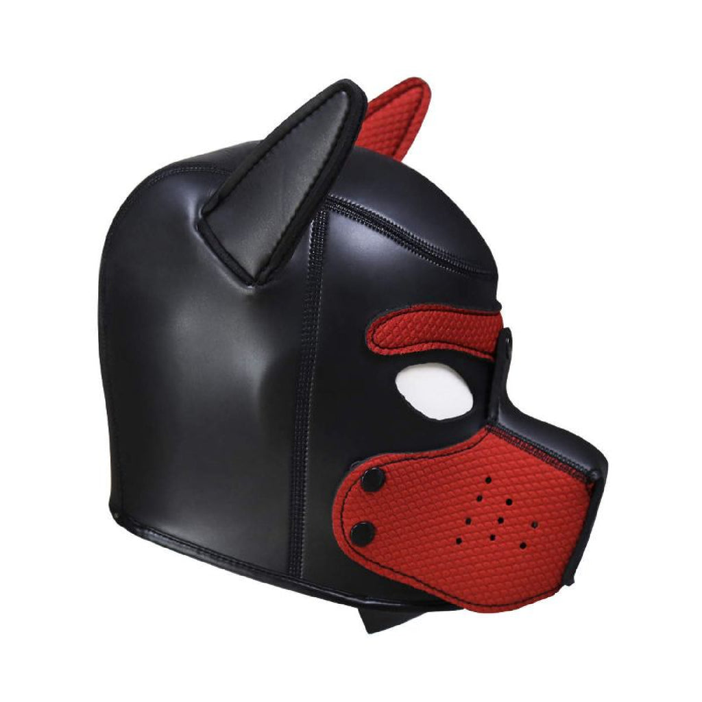 Puppy Play Mask Red
