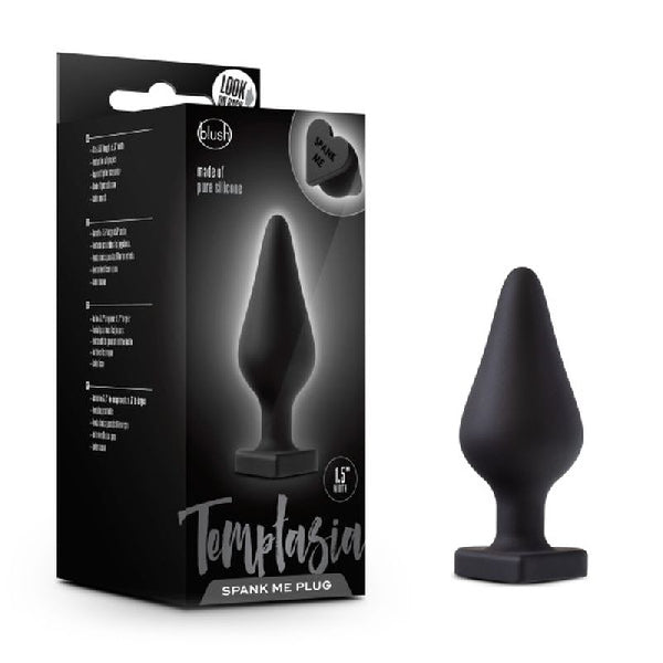Temptasia Spank Me Butt Plug Black
