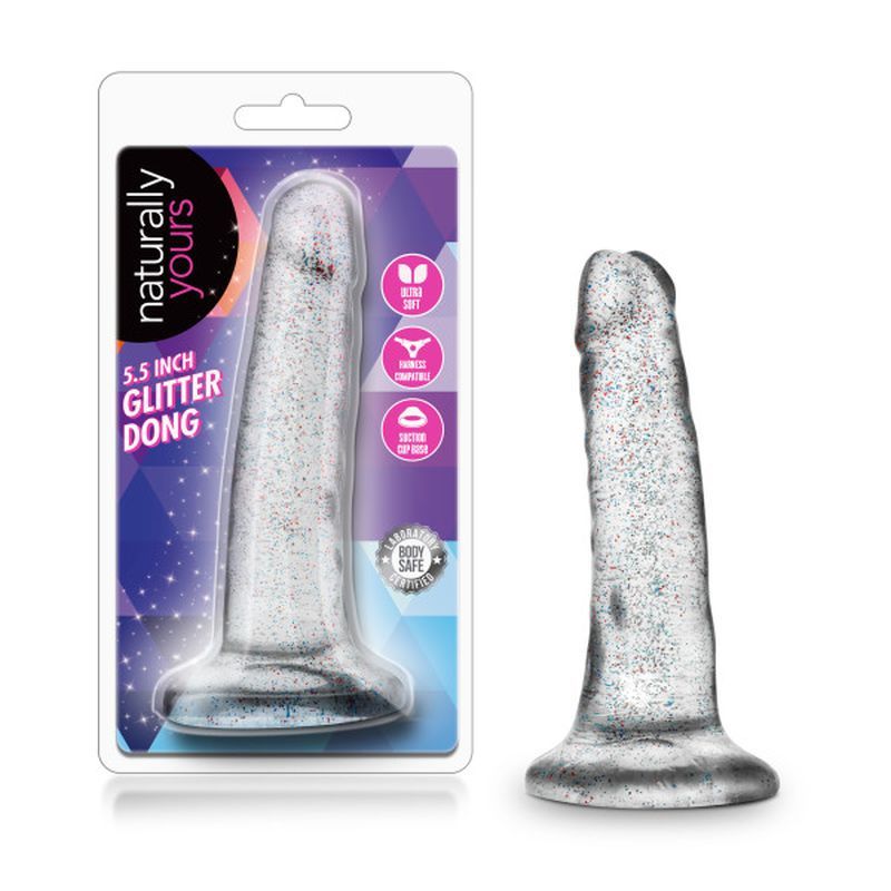 Naturally Yours Glitter Dong 5.5in