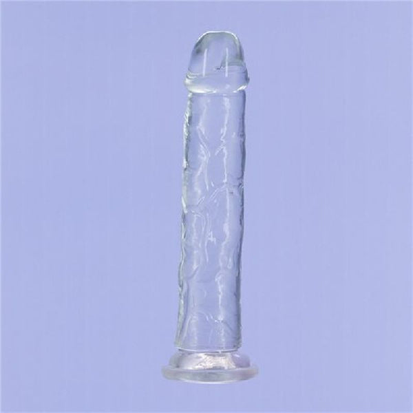 Crystal Dildo Straight 9in Clear