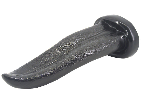 Tongue Shape Anal Plug Black