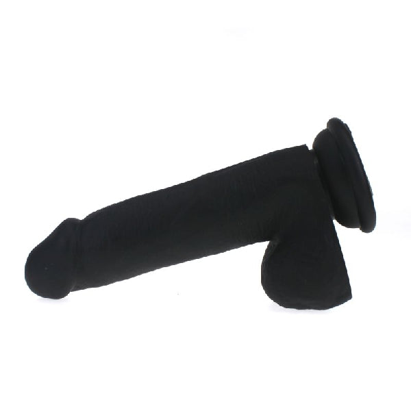 Thick Realistic Cock w Balls Black