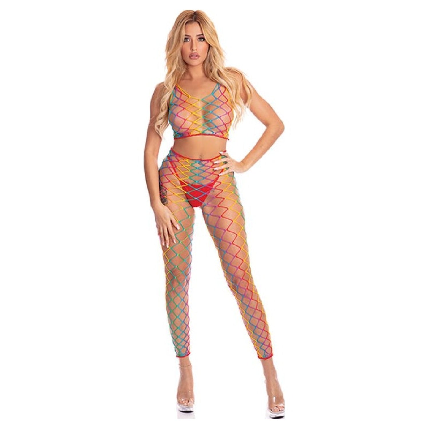 Rainbow 2 Pc Bodystocking