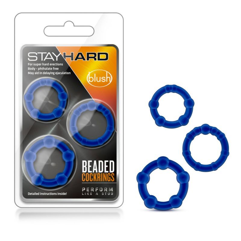 Stay Hard Beaded Cock Ring