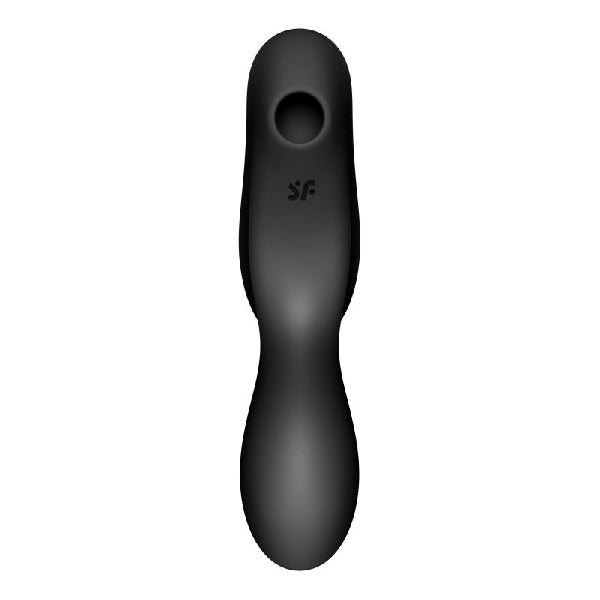 Satisfyer Curvy Trinity 2 Insertable Air Pulse Vibrator Black