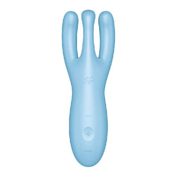 Satisfyer Threesome 4 Connect App Layon Vibrator Blue