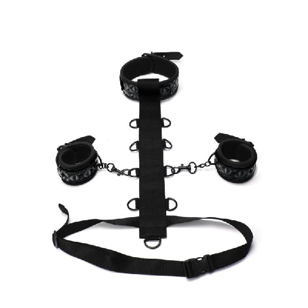Whip Smart Diamond Body Restraint 3 Pc Set Black