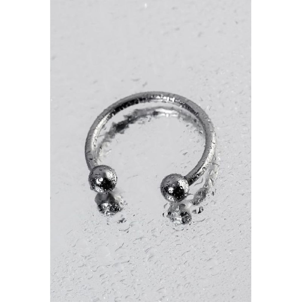 Silver Metal 30mm Penis Erection Ring