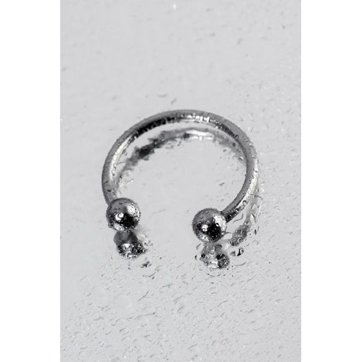 Silver Metal 30mm Penis Erection Ring