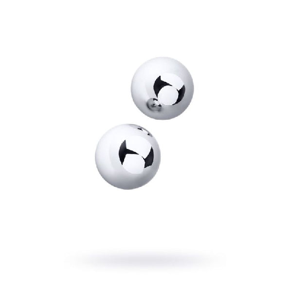 Silver Metal 2 Pc Vaginal Balls 3cm