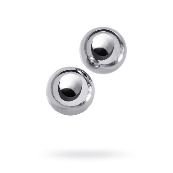 Silver Metal 2 Pc Vaginal Balls 25mm