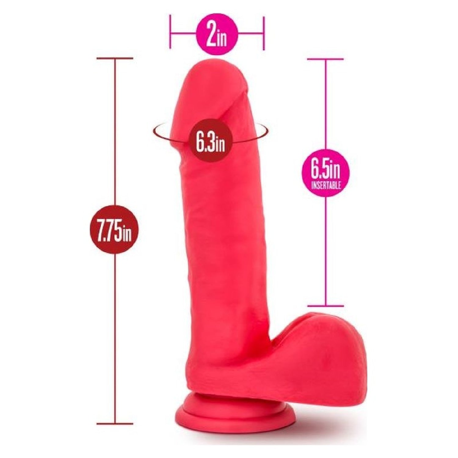 Ruse Big Poppa Cerise Dildo