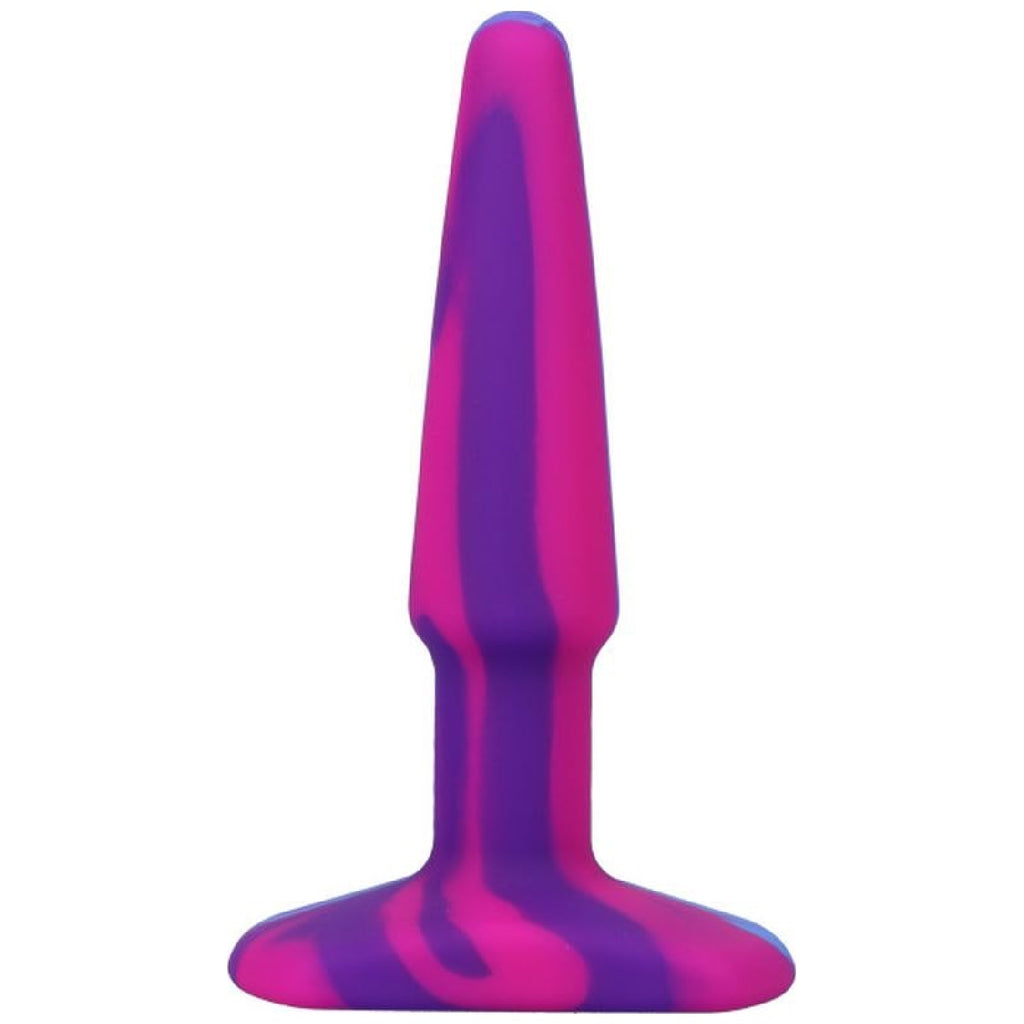 Groovy Silicone Anal Plug 4in Berry