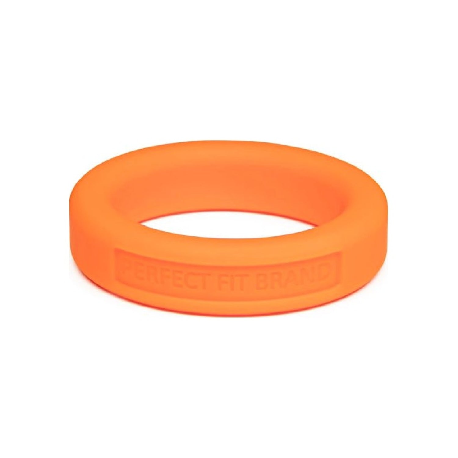 Classic Silicone Medium Stretch Penis Ring 36mm Orange