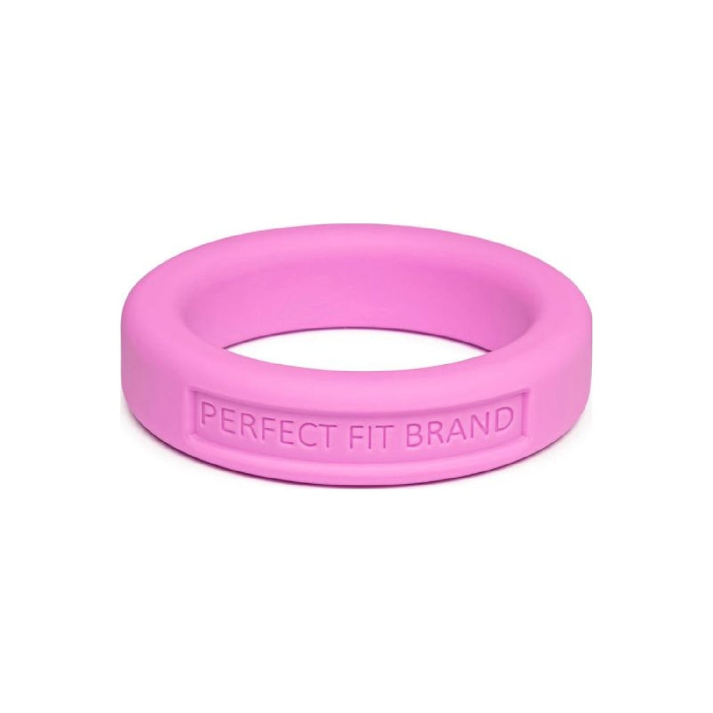 Classic Silicone Medium Stretch Penis Ring 36mm Pink