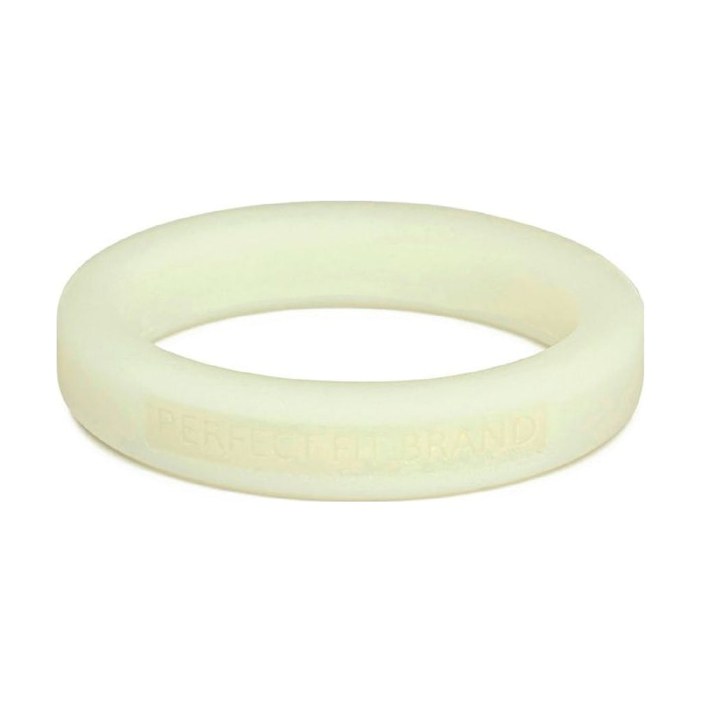 Classic Silicone Medium Stretch Penis Ring 44mm Glow In The Dark