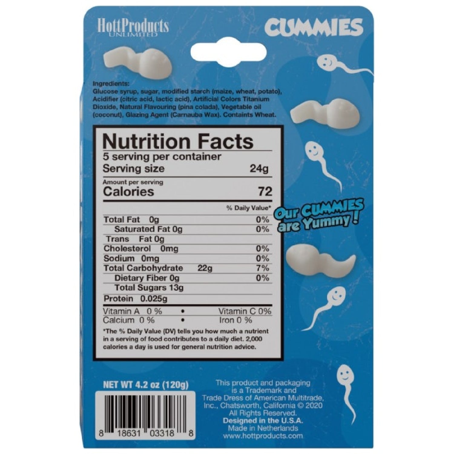 Cummies Sperm Shaped Gummies