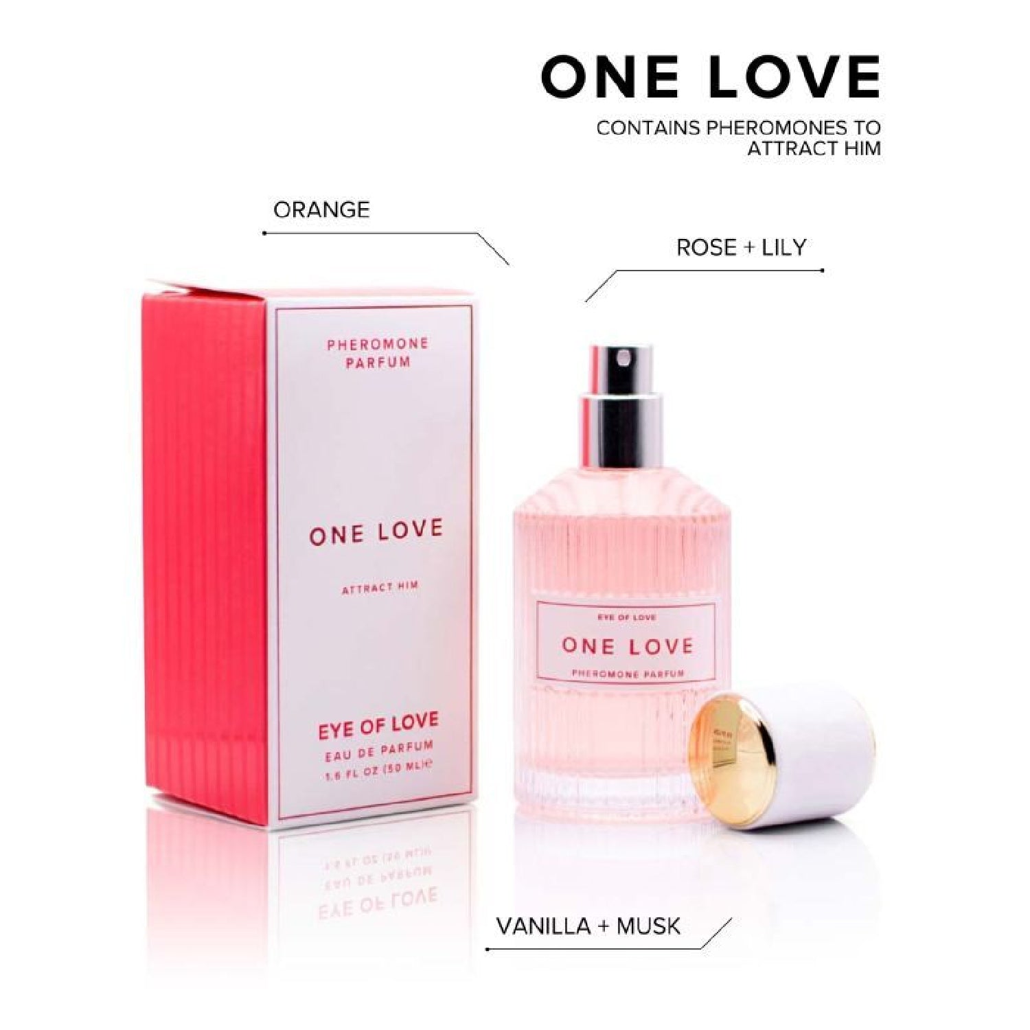 Pheromone Body Spray One Love Attract Him 50ml
