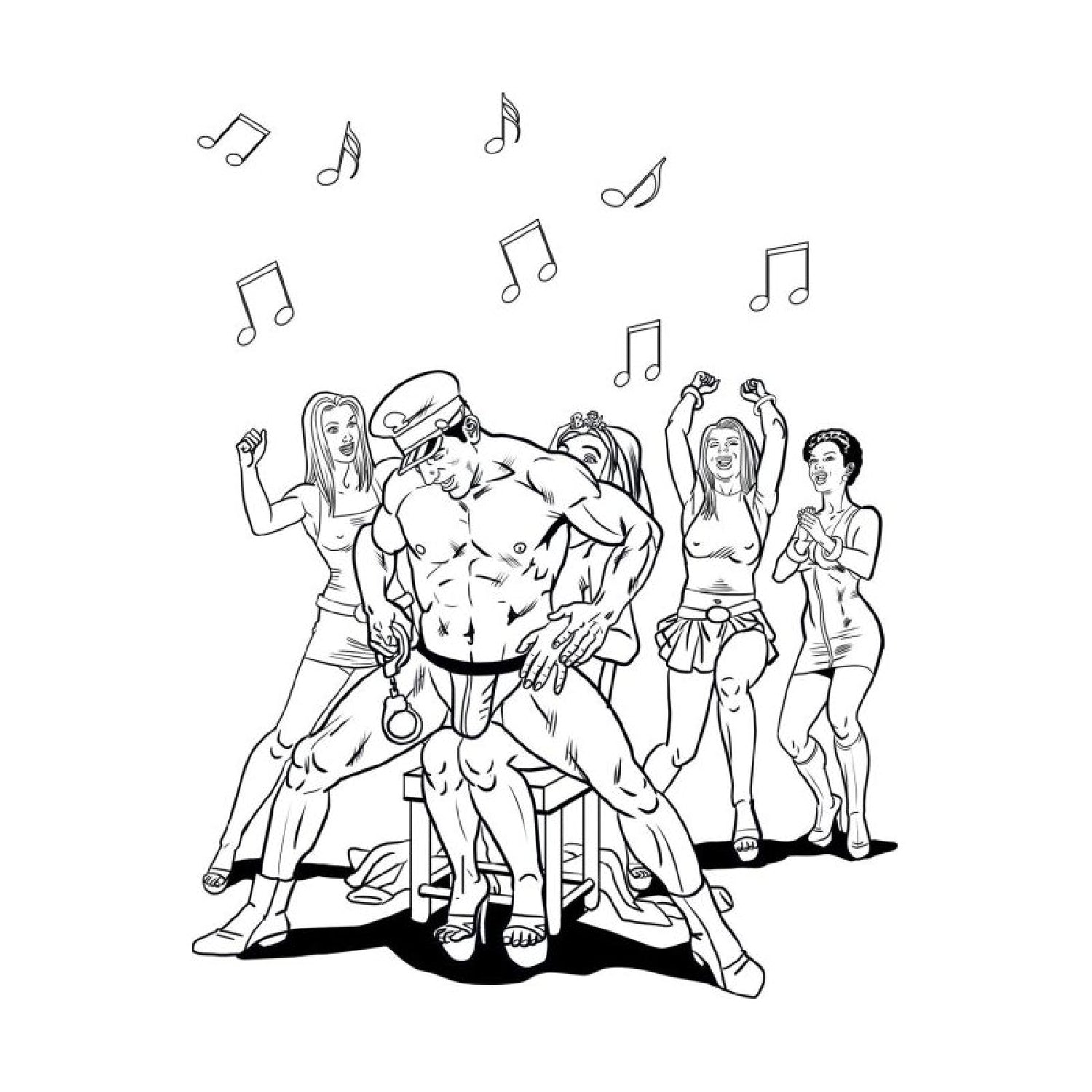 Bachelorette Party Colouring Book