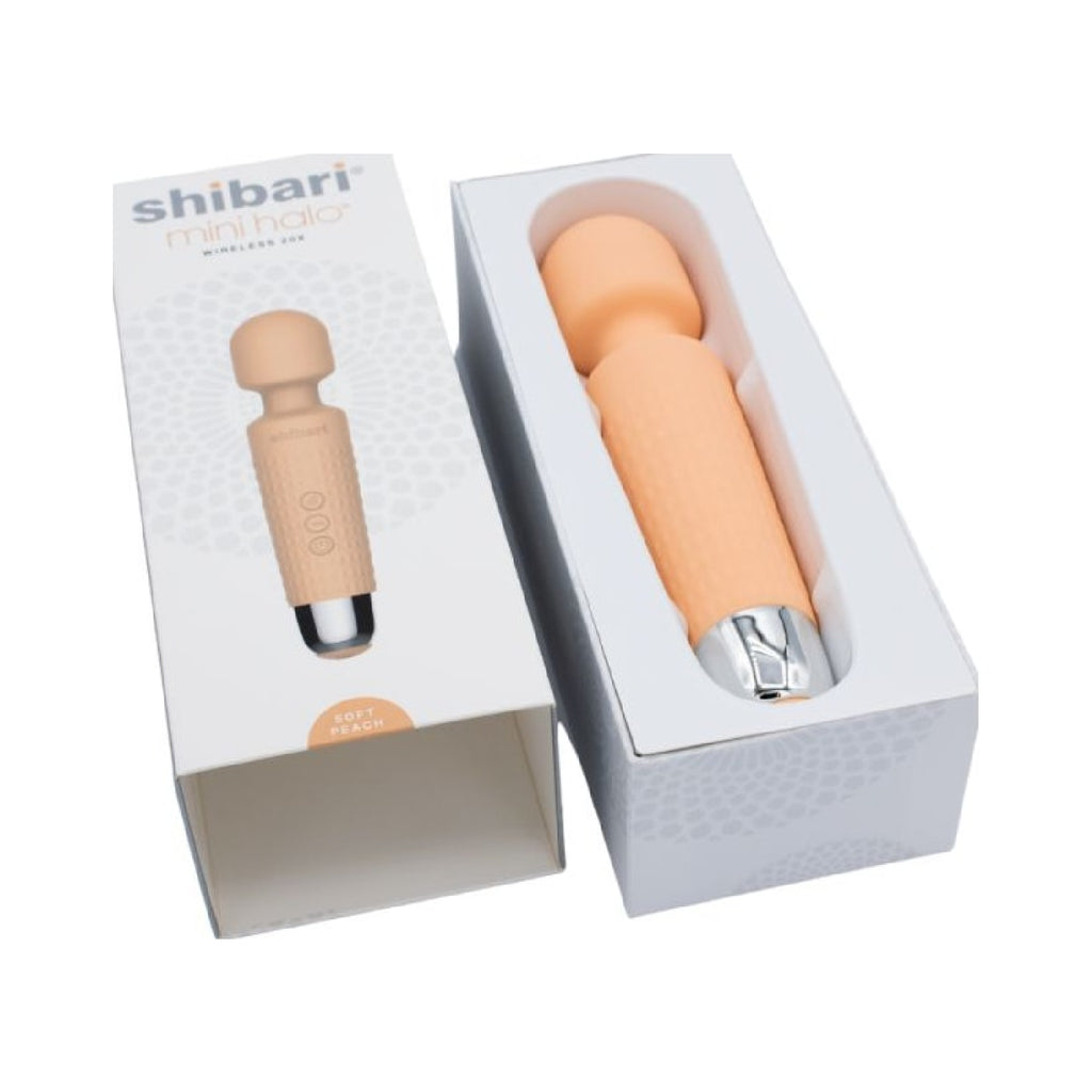 Shibari Mini Wand Halo 20X Peach