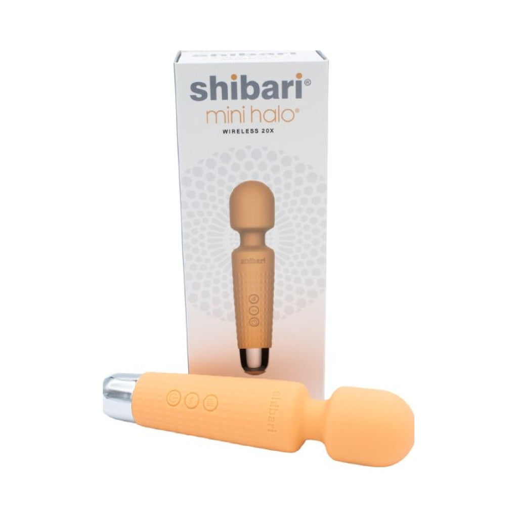 Shibari Mini Wand Halo 20X Peach