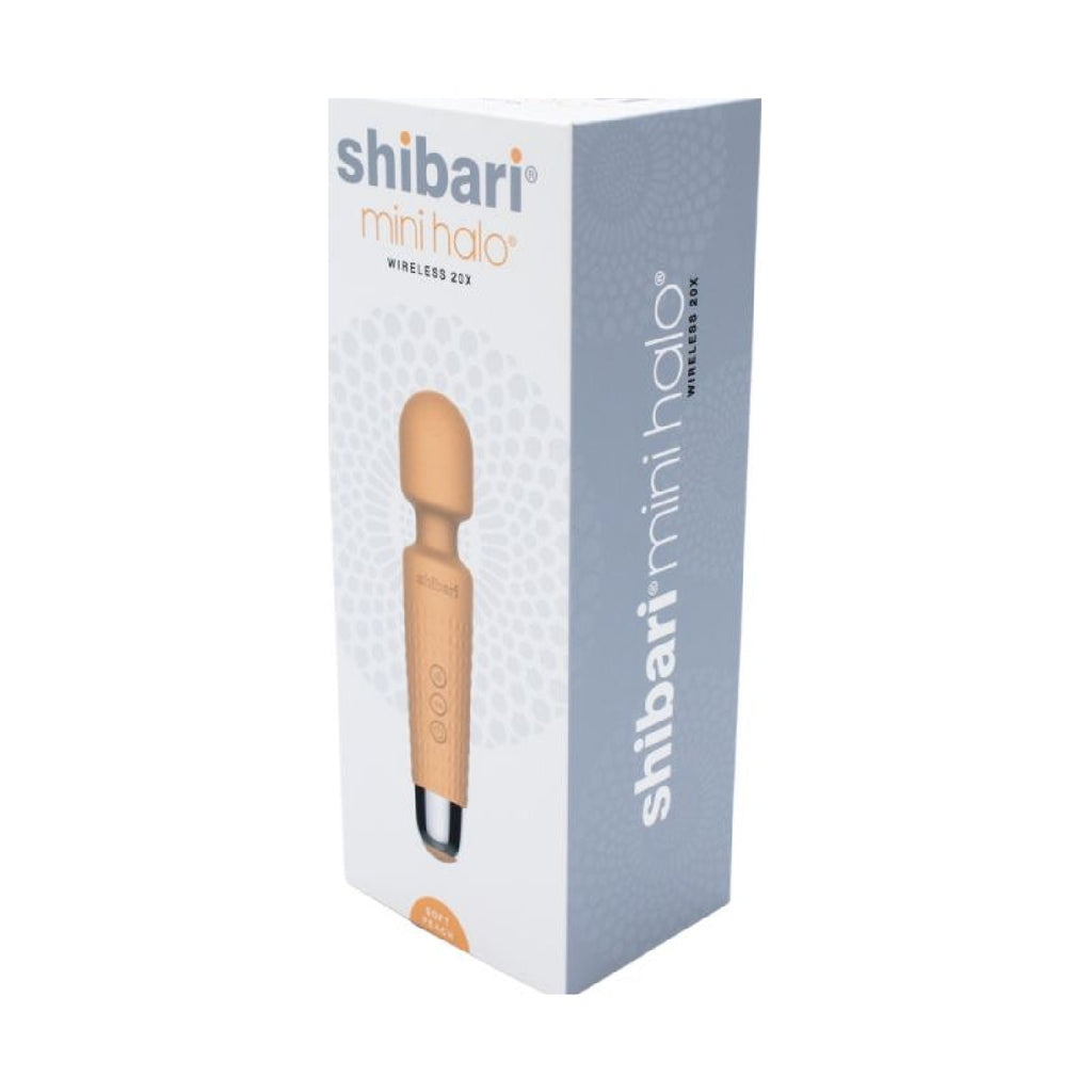 Shibari Mini Wand Halo 20X Peach