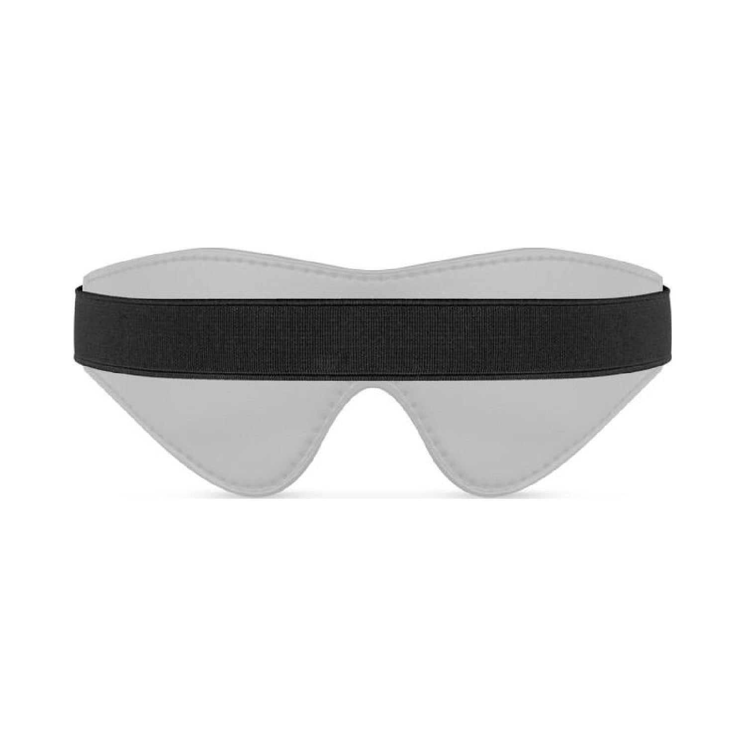 Faux Leather Blindfold Black