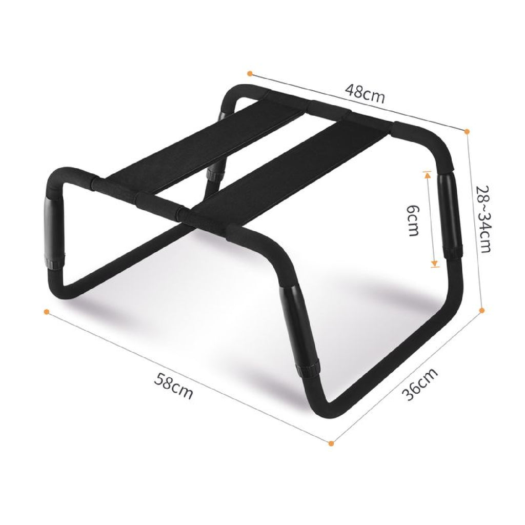 Sex Chair Adjustable Height Black