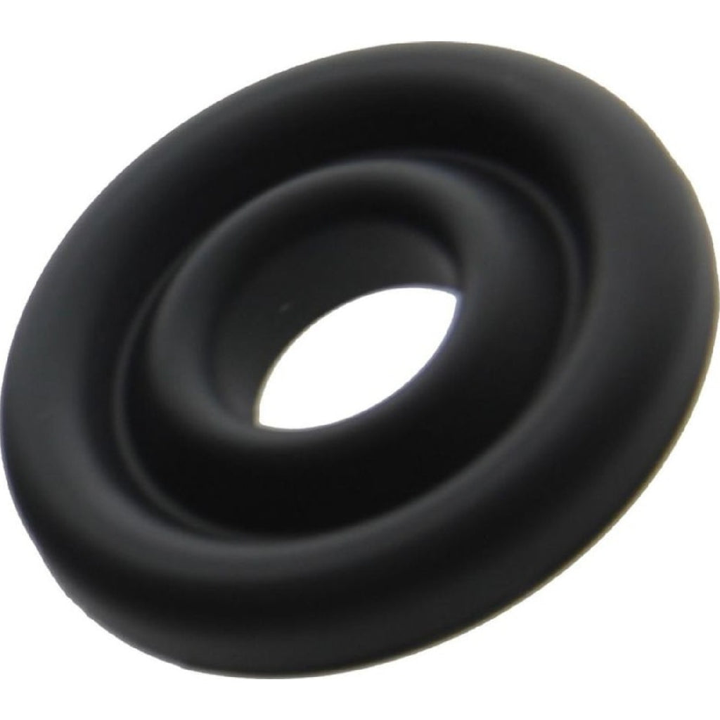 Silicone Donut Cushion Black for Pump Cylinder 1.75in-2.15in Dia