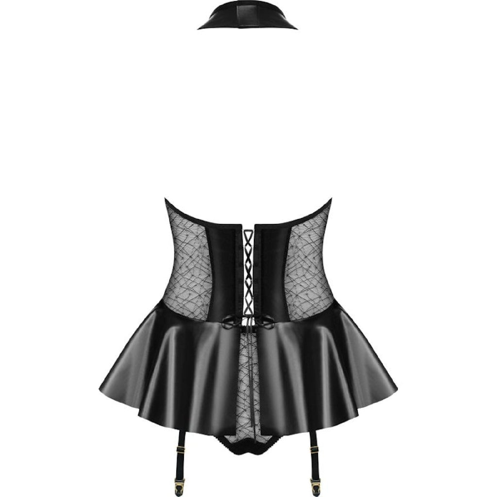 Hot Corset w Panties Black