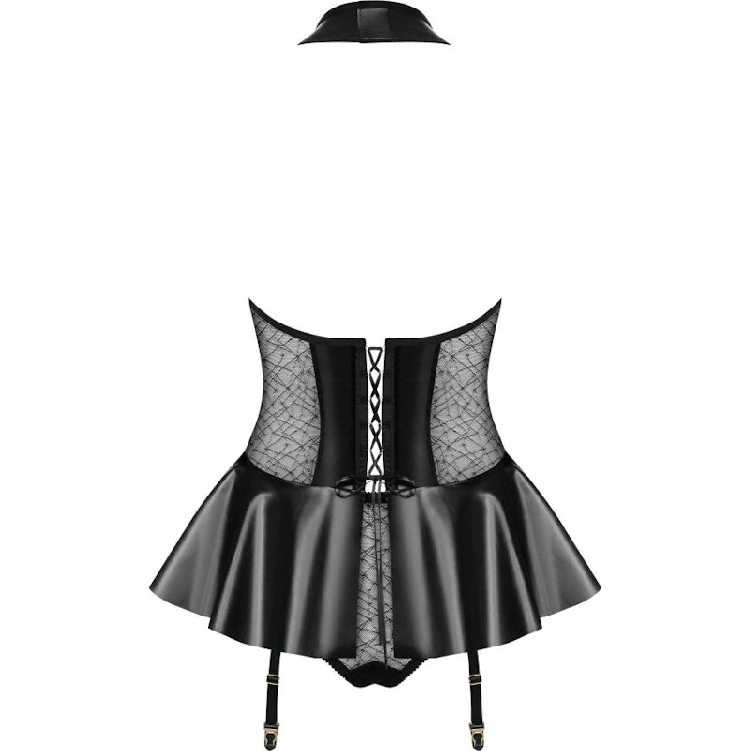 Hot Corset w Panties Black