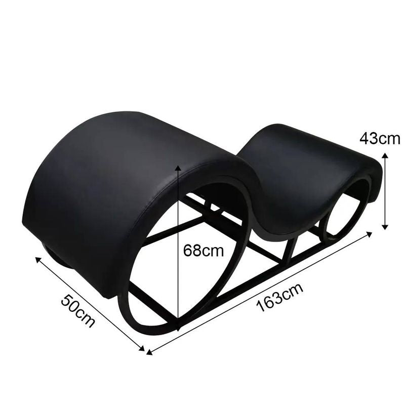 Kama Sutra Mebon Chaise Love Lounge with Metal Frame and LED