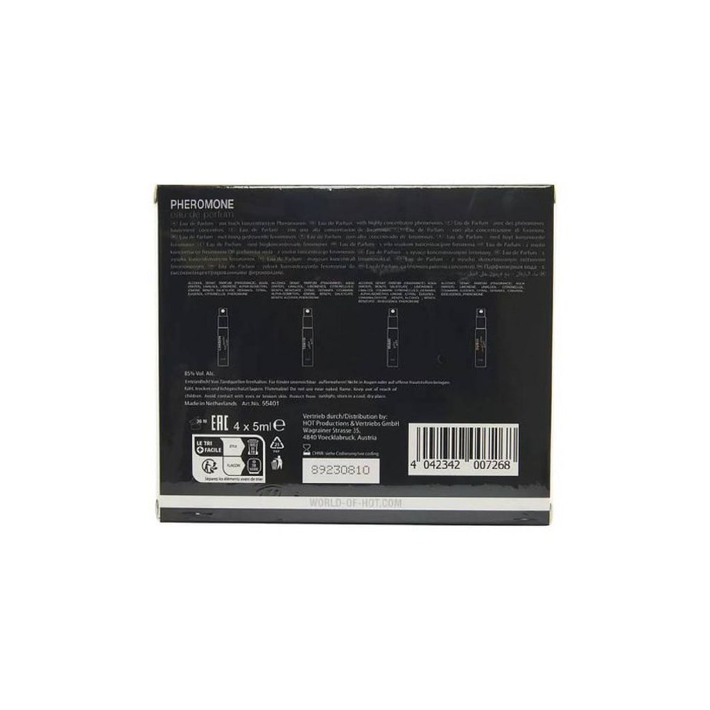 HOT Pheromone Perfume Box Men - 4 x 5ml