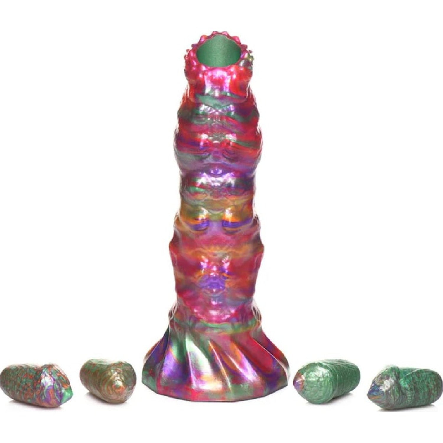 Larva Silicone Ovipositor Dildo w/ Eggs