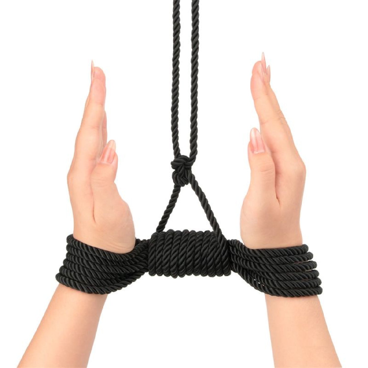 Rebellion Reign Ebony 10m Silky Bondage Rope Black