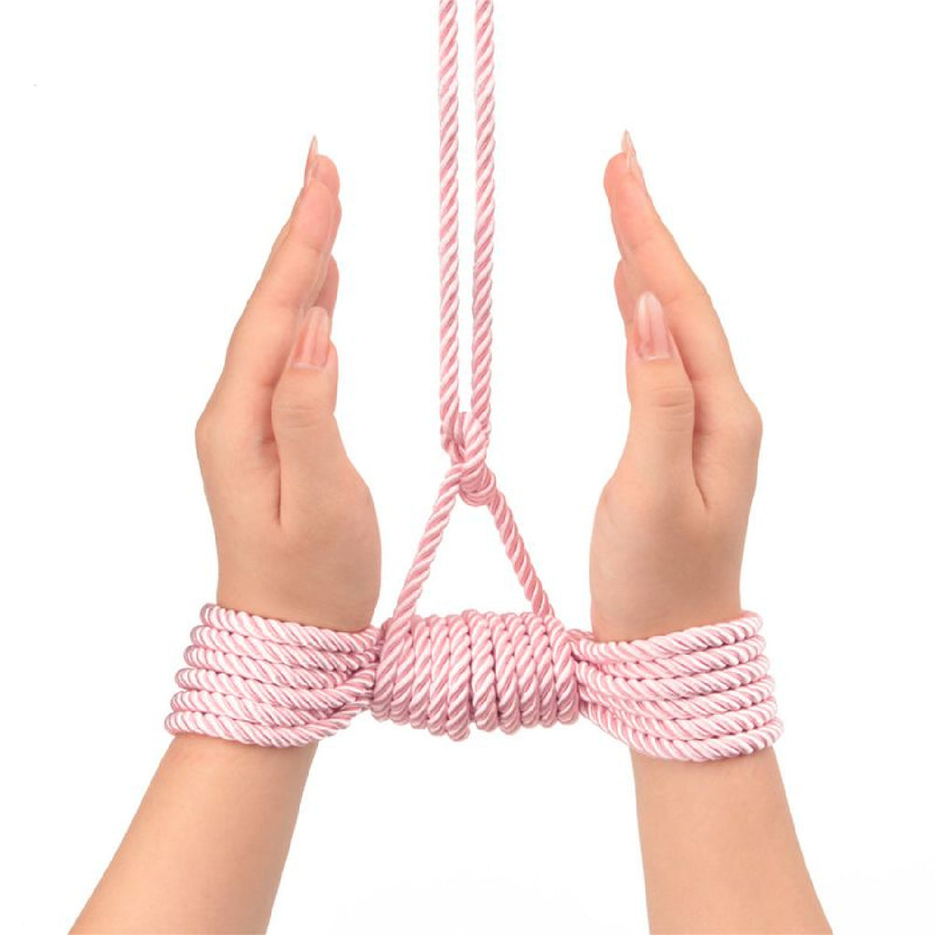 Rebellion Reign Rose 10m Silky Bondage Rope Pink