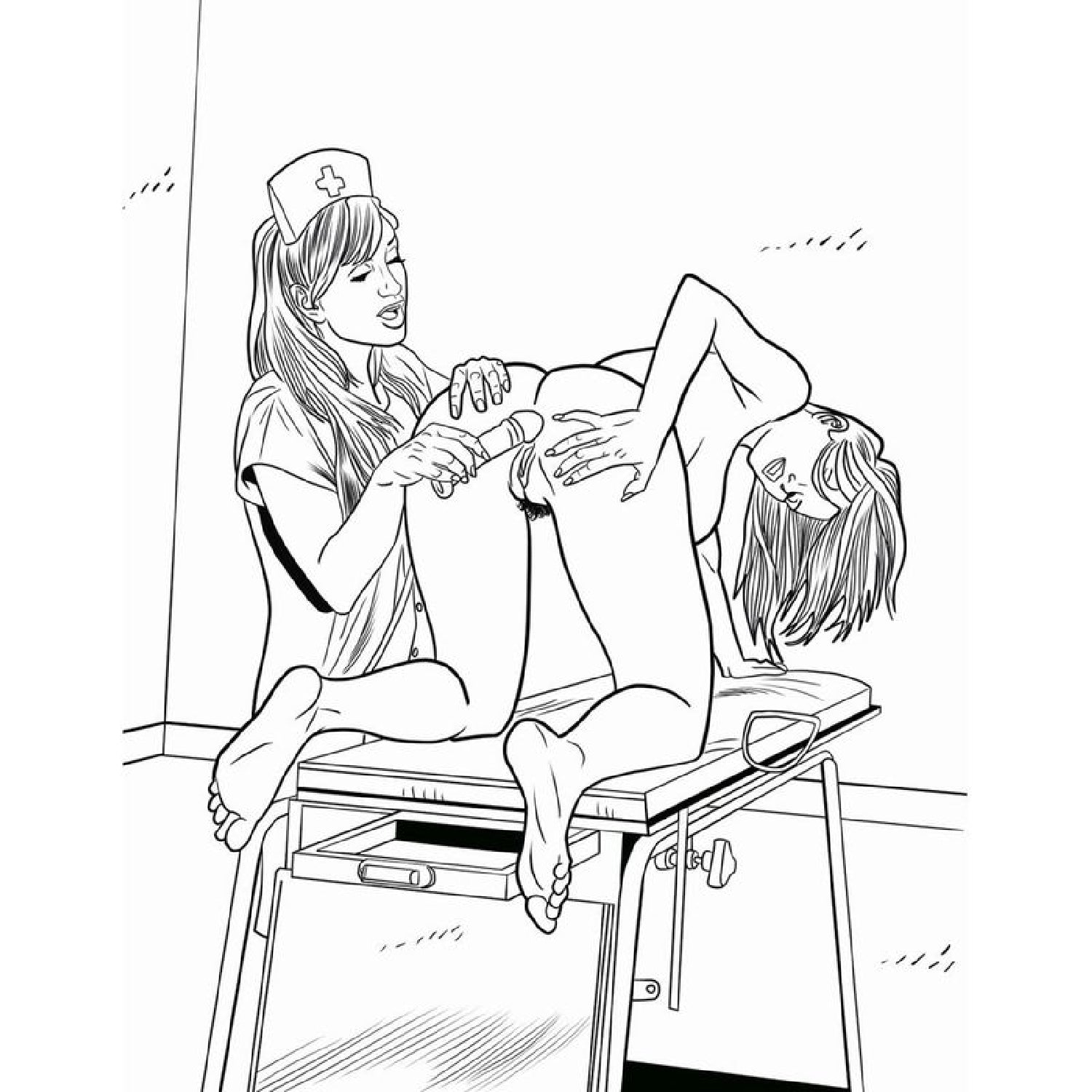 XXX Nurses Colouring Book