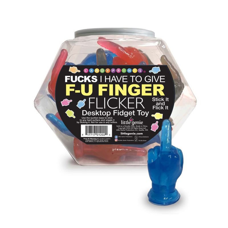 12 FY Finger Flickers 24 Pc Fish Bowl