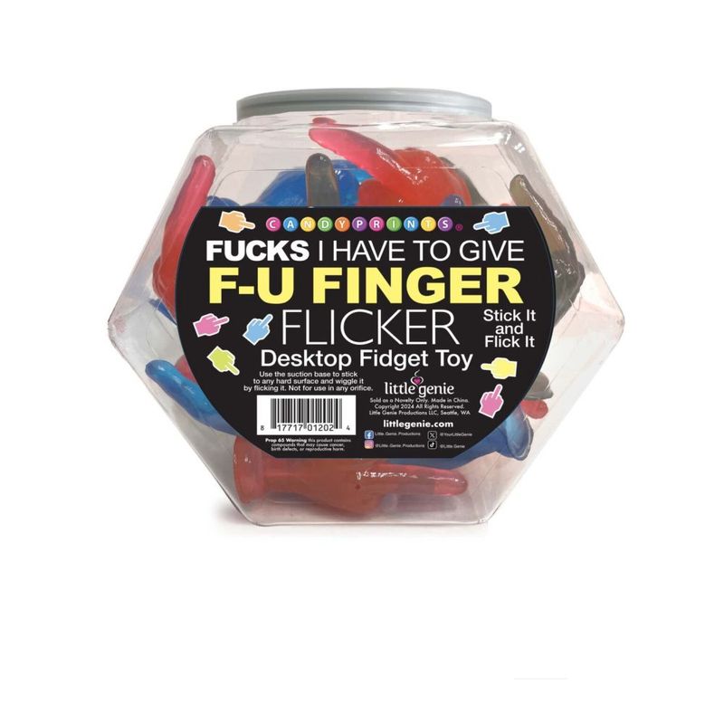 12 FY Finger Flickers 24 Pc Fish Bowl