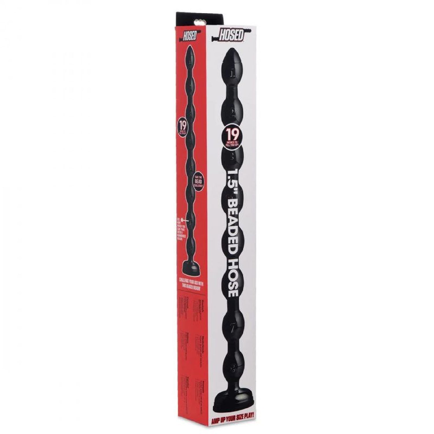 Hosed 19in Beaded Anal Snake