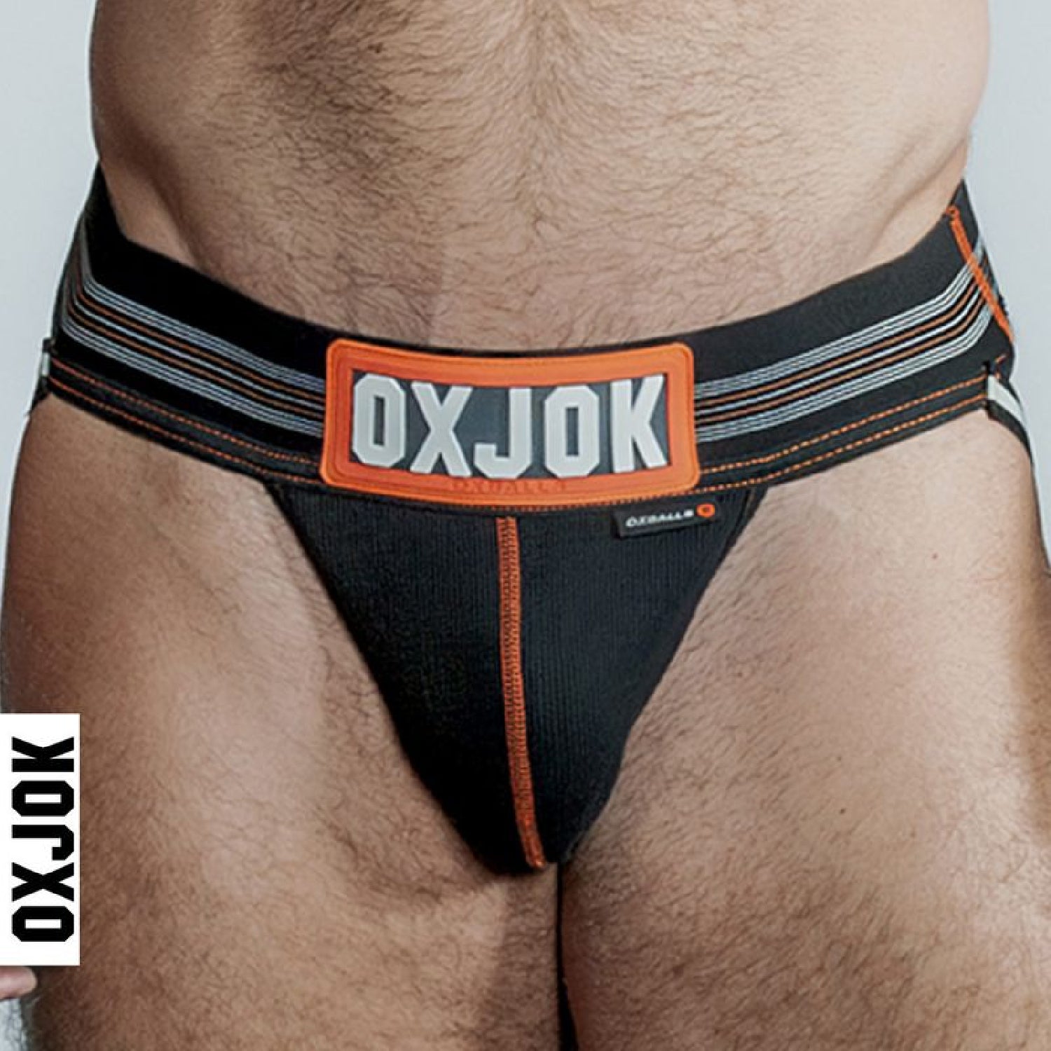 Oxballs Slingjock Upthrust Slider-Strap Jock Black Iron