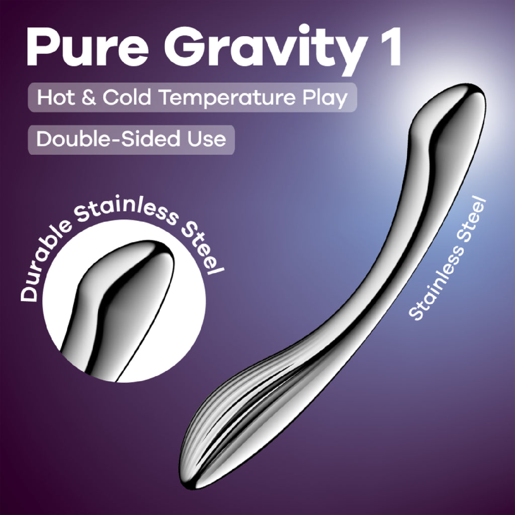 Satisfyer Pure Gravity 1 Metal Dildo